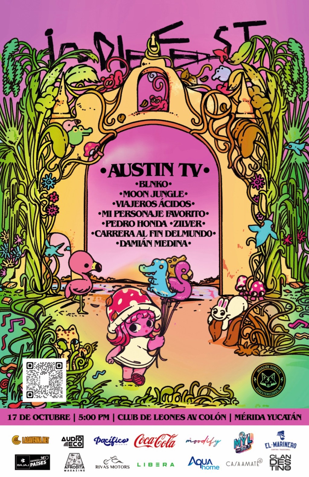 Llega el Indie Fest Yucatán con Austin TV como headliner de esta edición.